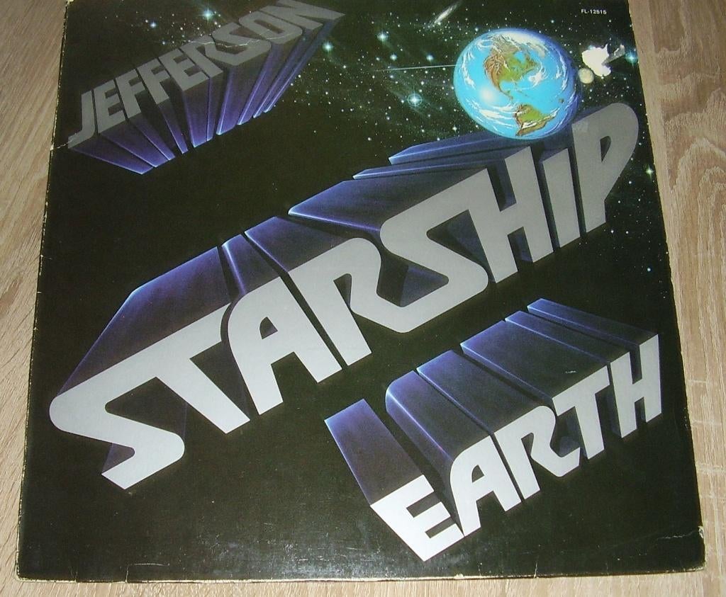 LP - Jefferson Starship - Earth, Ophalen of Verzenden, Gebruikt, 12 inch