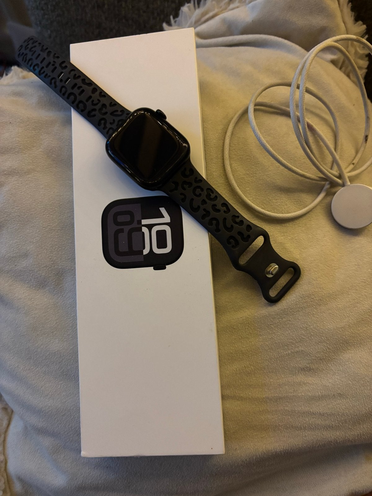 Apple Watch Series 10 42mm Zwart - Nieuwstaat MOET NU WEG, Ophalen, Afstand, Zwart, IOS
