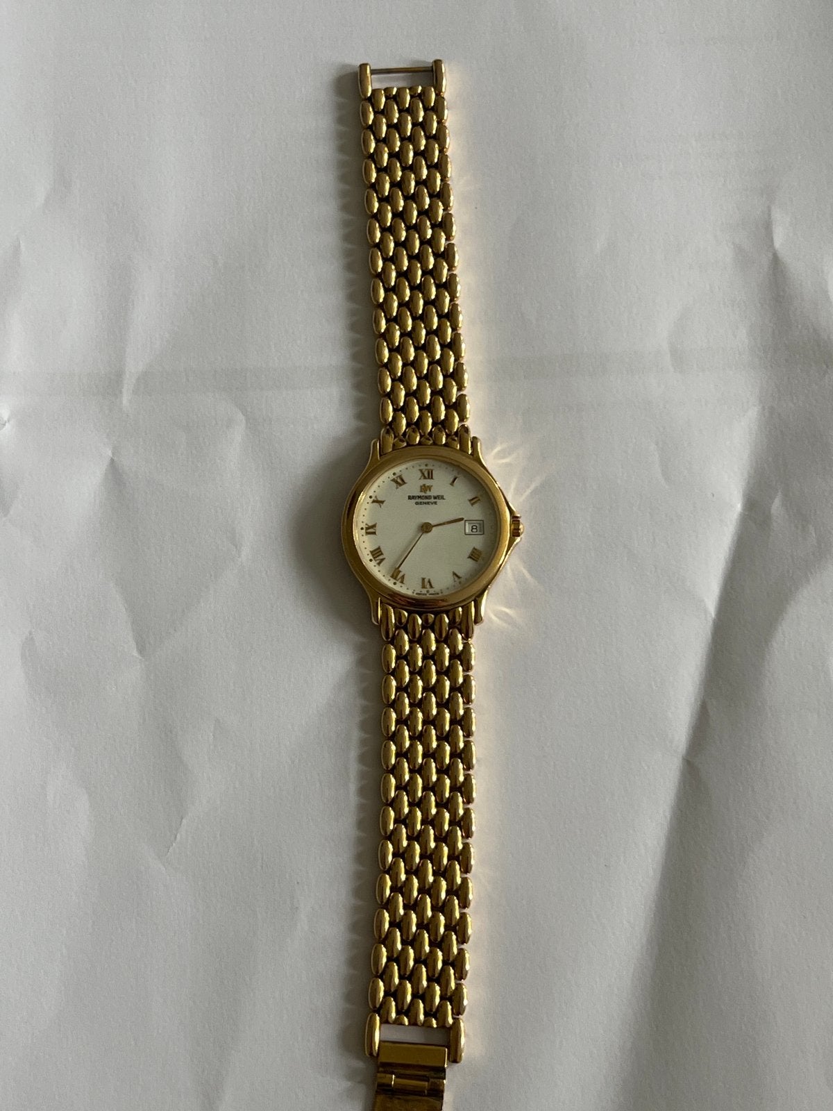 Raymond Weil 5568 Verguld Horloge, Overige materialen, Gebruikt, Polshorloge, Ophalen