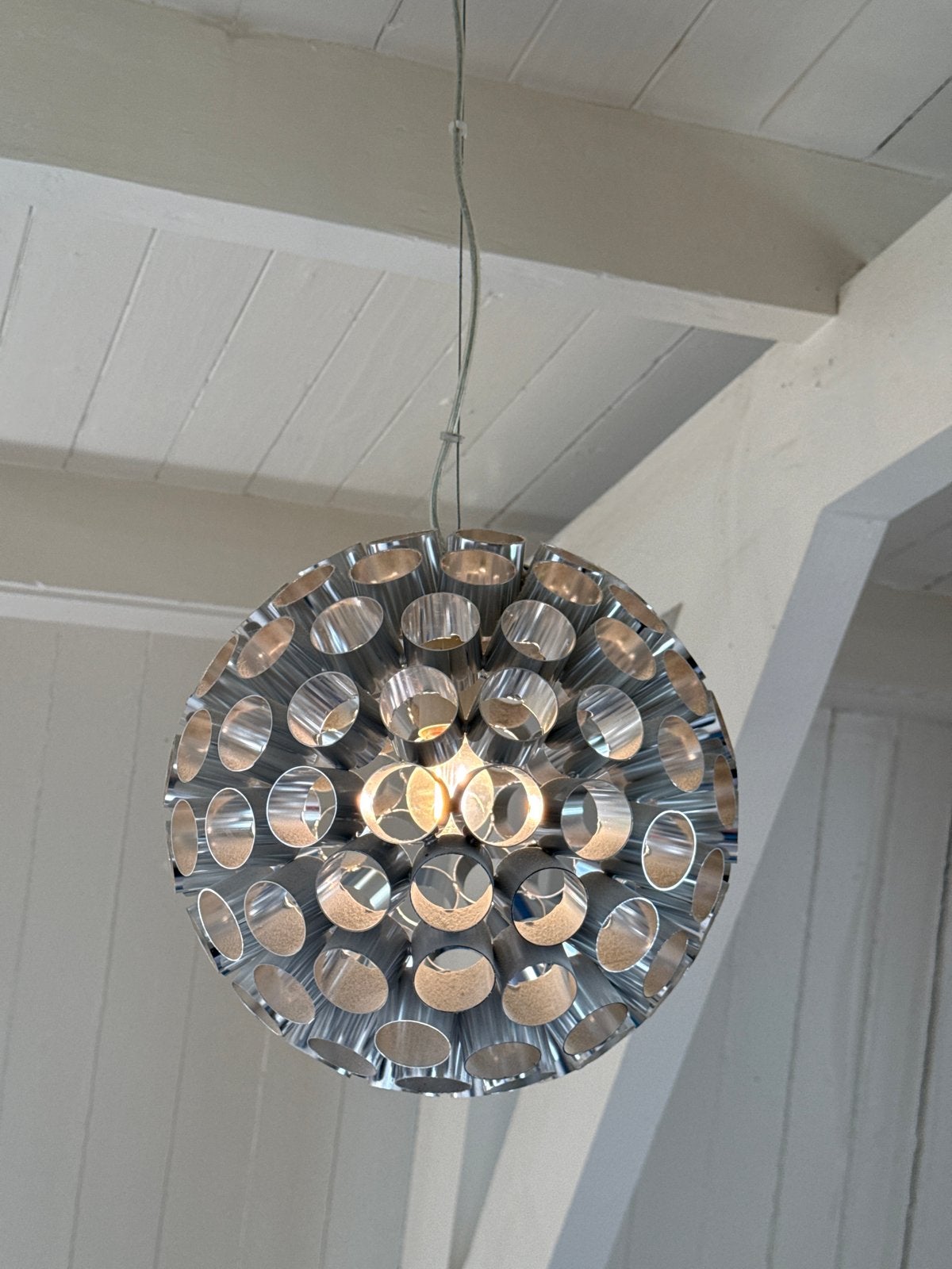 Spoetnik Plafondlamp Hanglamp - Modern Design, Ophalen of Verzenden, Gebruikt, Metaal, E27 (groot)