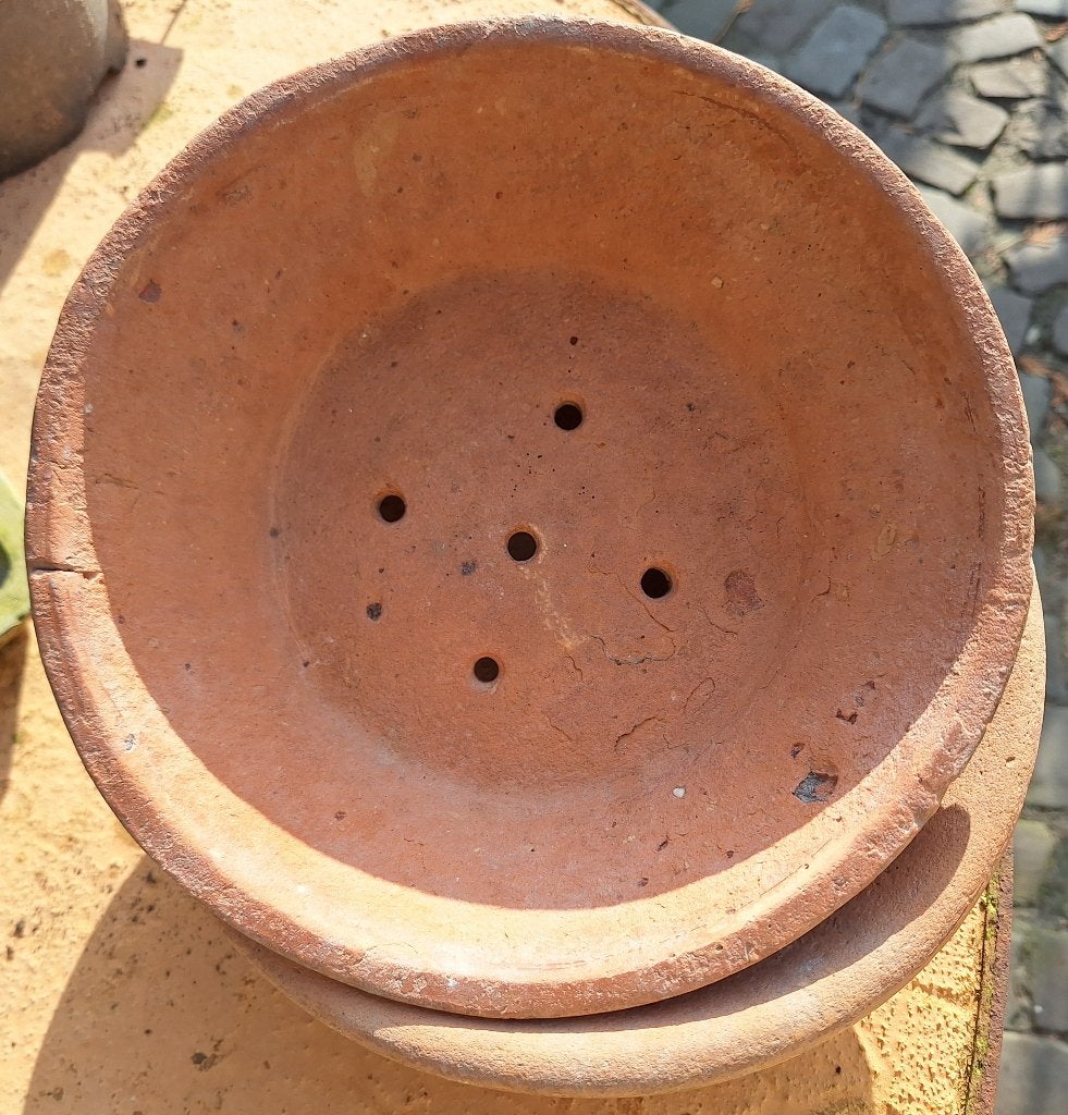 Set van 2 oude terracotta bonsai schalen, Antiek en Kunst, Ophalen of Verzenden