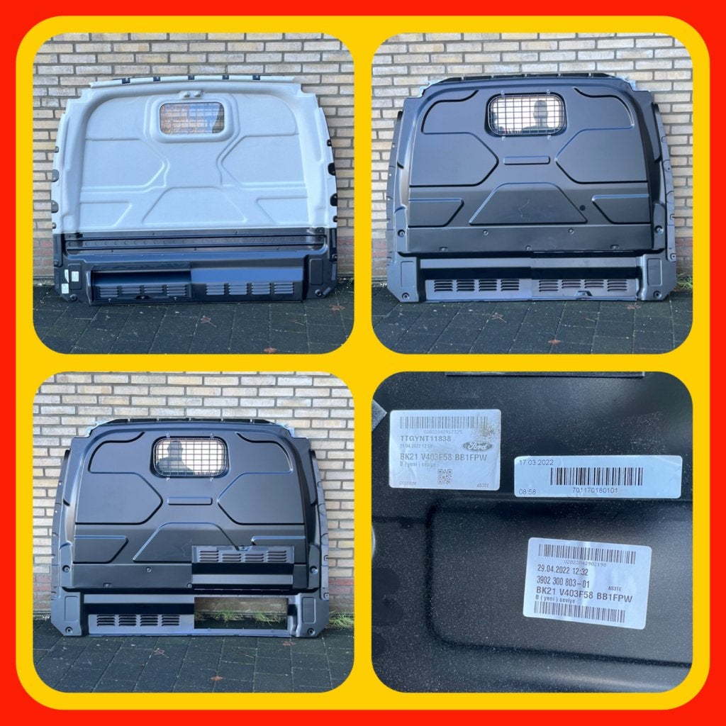 098 Ford Transit Custom tussen schotten en hekwerk NIEUW, Ophalen, Voor, Nieuw, Ford