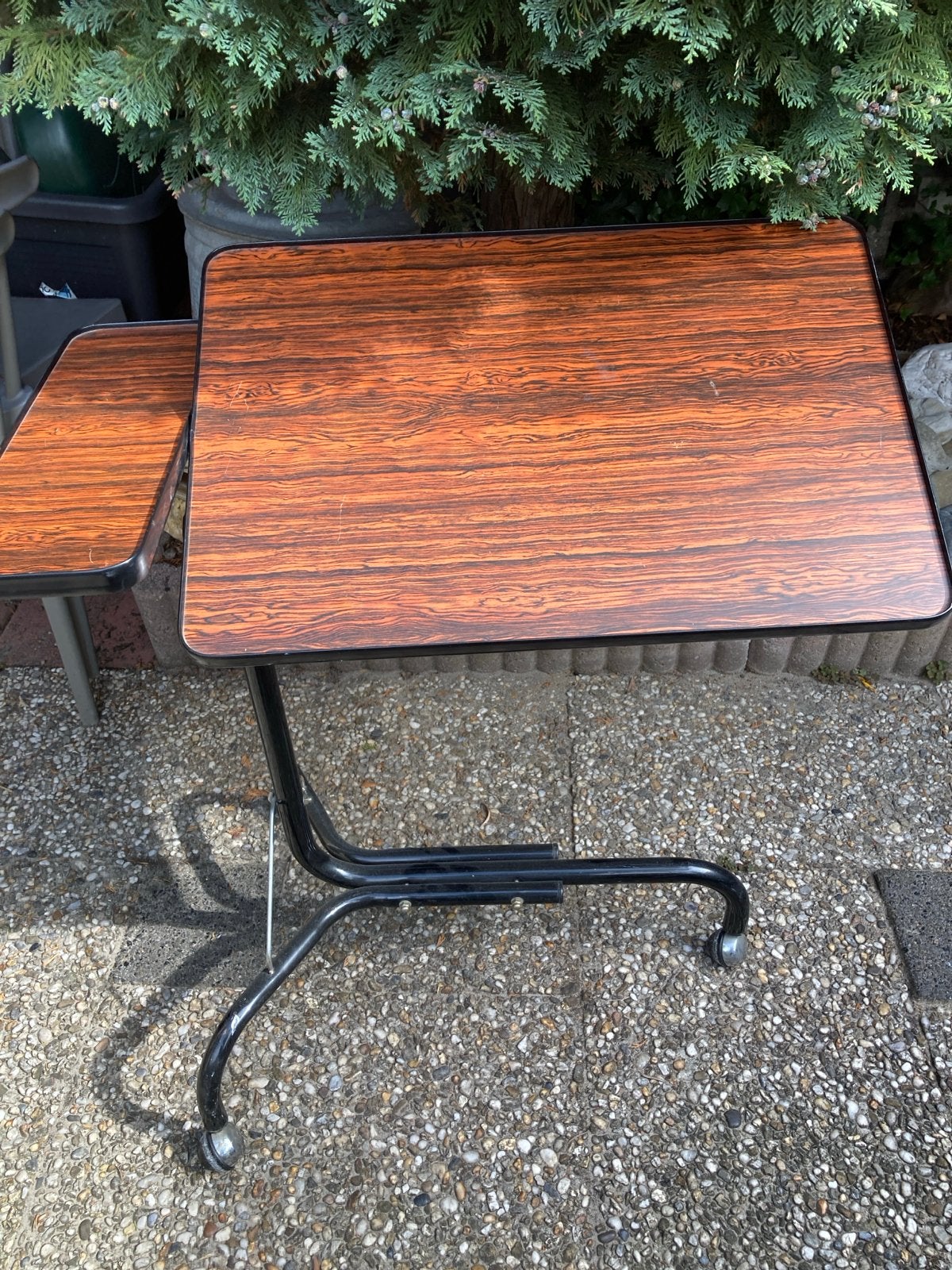 Bedtafel, Gebruikt, 55 tot 75 cm, Rechthoekig, Hout