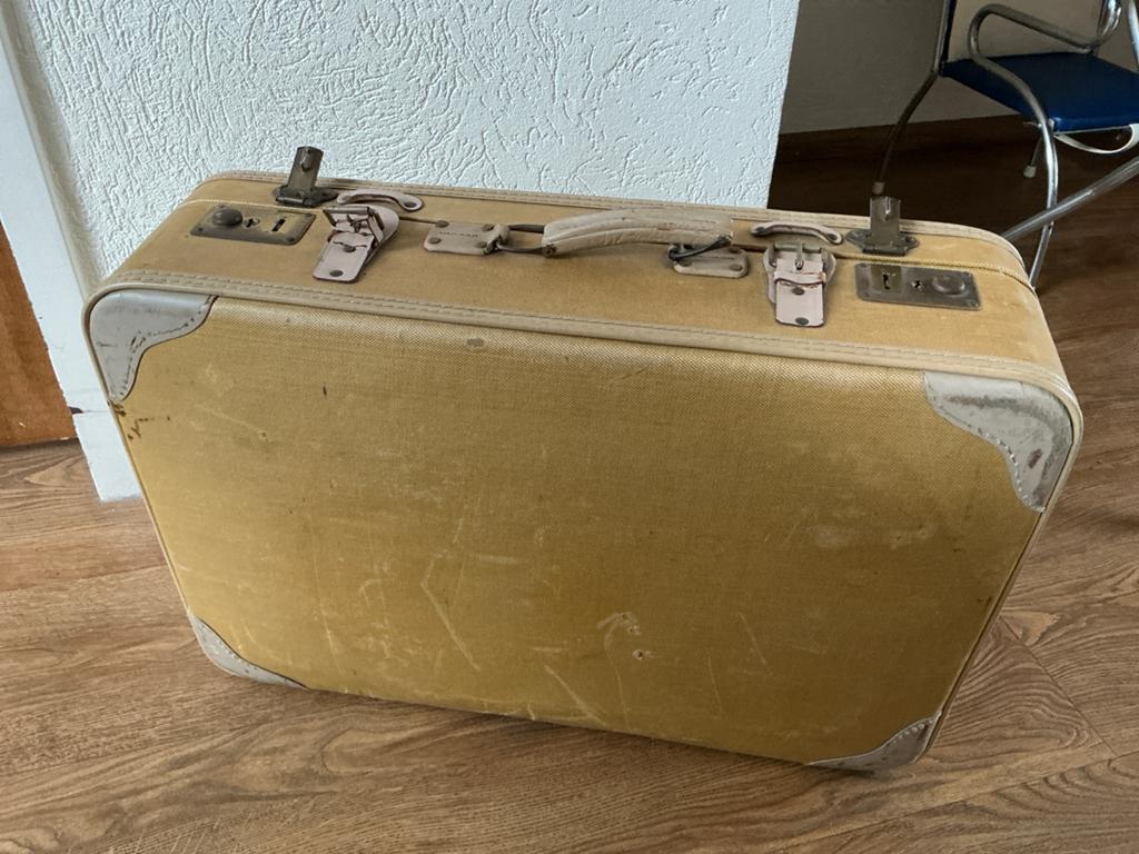 Vintage Retro Koffer - Authentieke Reiskoffer, Sieraden, Tassen en Uiterlijk, Koffers, Overige materialen, Slot, Zo goed als nieuw