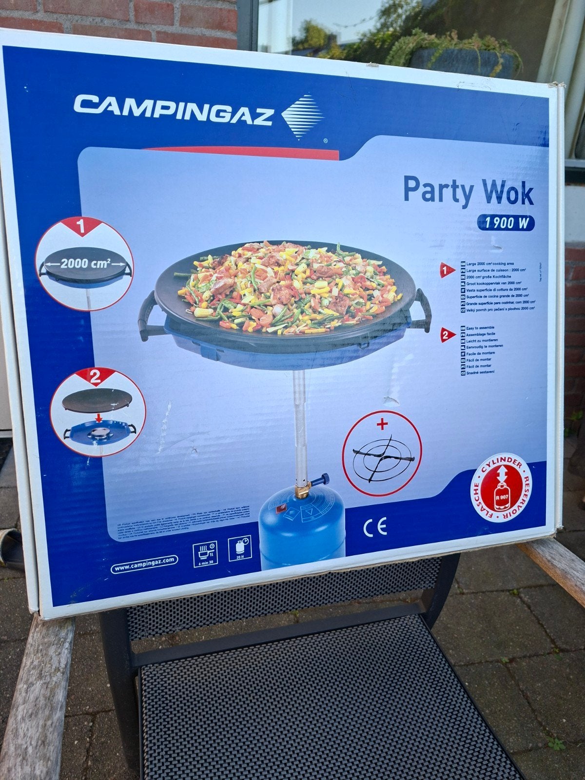 Campingaz Party Wok 1900W - Nieuw in doos, Ophalen