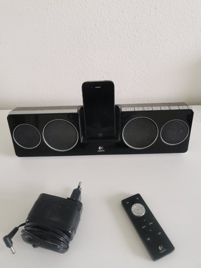 Logitech Docking Station met AB en evt iPhone, Telefoon, Logitech, Ophalen of Verzenden, Docking station