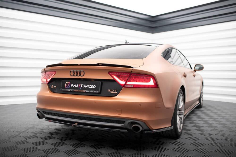 Voorlip sideskirt diffuser spoiler - Audi A7 C7 10-14, Ophalen of Verzenden