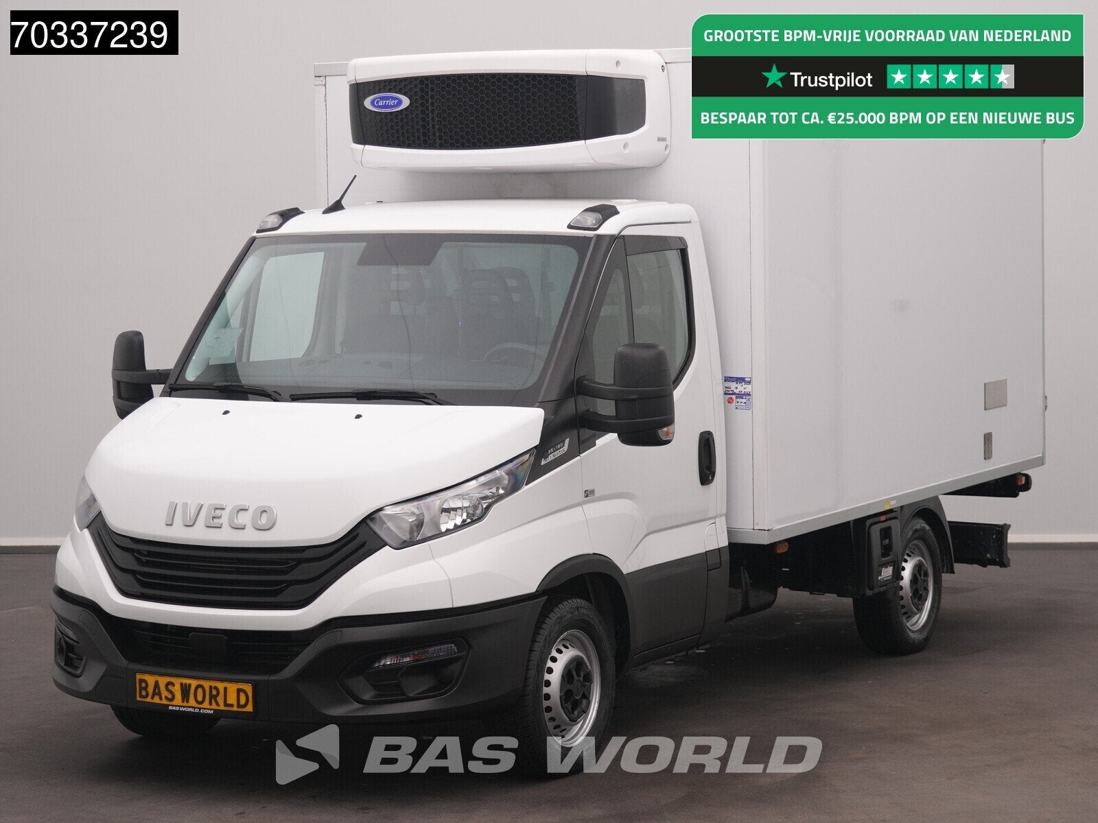 Iveco Daily 35S16 Automaat Koel/Vrieswagen -5 Carrier Xarios, Auto's, Automaat, Stof, Gebruikt, Euro 6