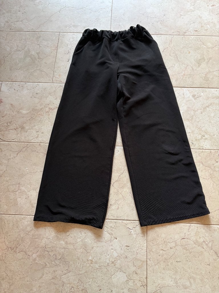 Zwarte broek maat L, Maat 42/44 (L), Ophalen of Verzenden, Lang, Gedragen