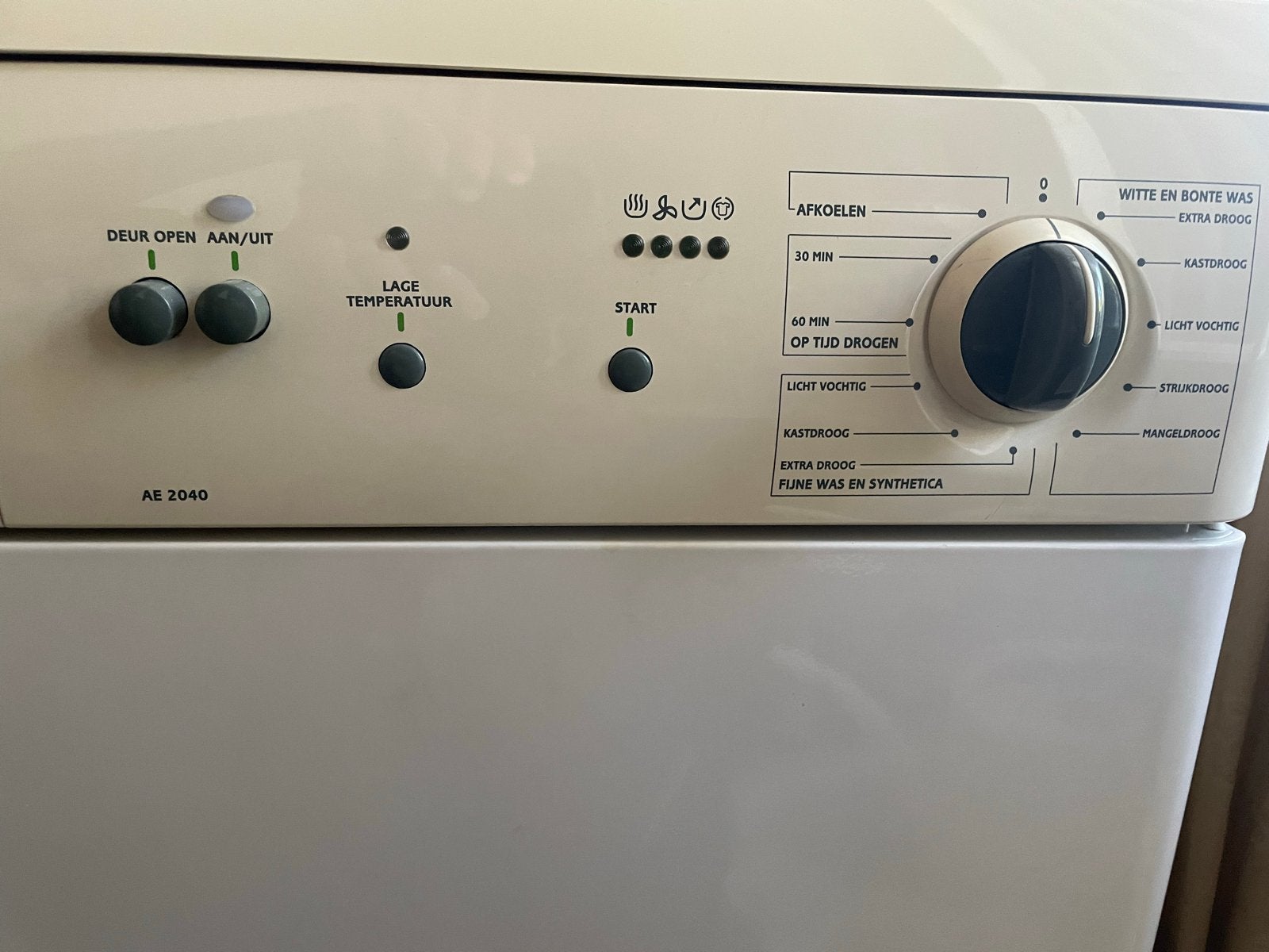 Zanker Thermat AE 2040 Luchtafvoer Wasdroger, Ophalen, 6 tot 8 kg, Gebruikt, Luchtafvoer