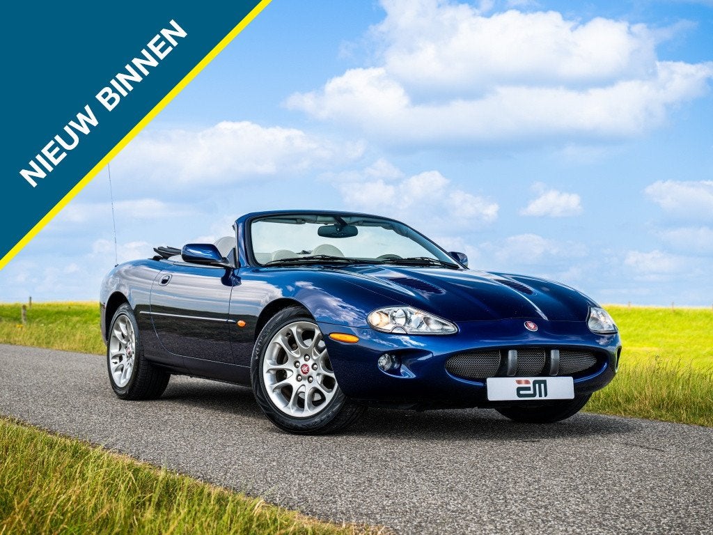 Jaguar XKR 4.0 V8 Convertible Youngtimer (bj 2000), Automaat, Achterwielaandrijving, Cabriolet, Leder