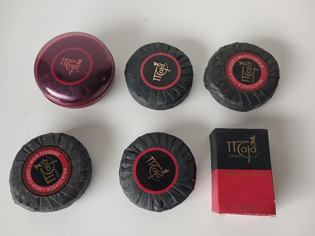 6 Myrurgia Maja zeep 90 en 100 gram, Verzenden, Nieuw, Overige typen, Gevuld