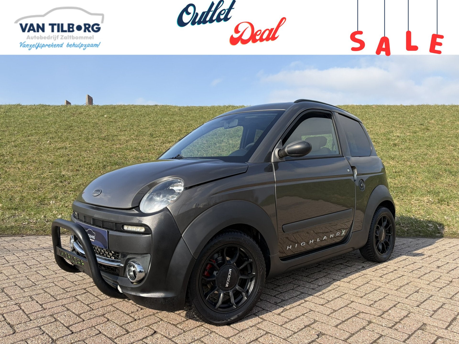 Microcar Brommobiel M.GO Highland X MEENEEMPRIJS | OUTLETDEA, Autobedrijf Van Tilborg Zaltbommel, Info@van-tilborg.nl, Vergtweg 60
5301TK  ZALTBOMMEL, NL