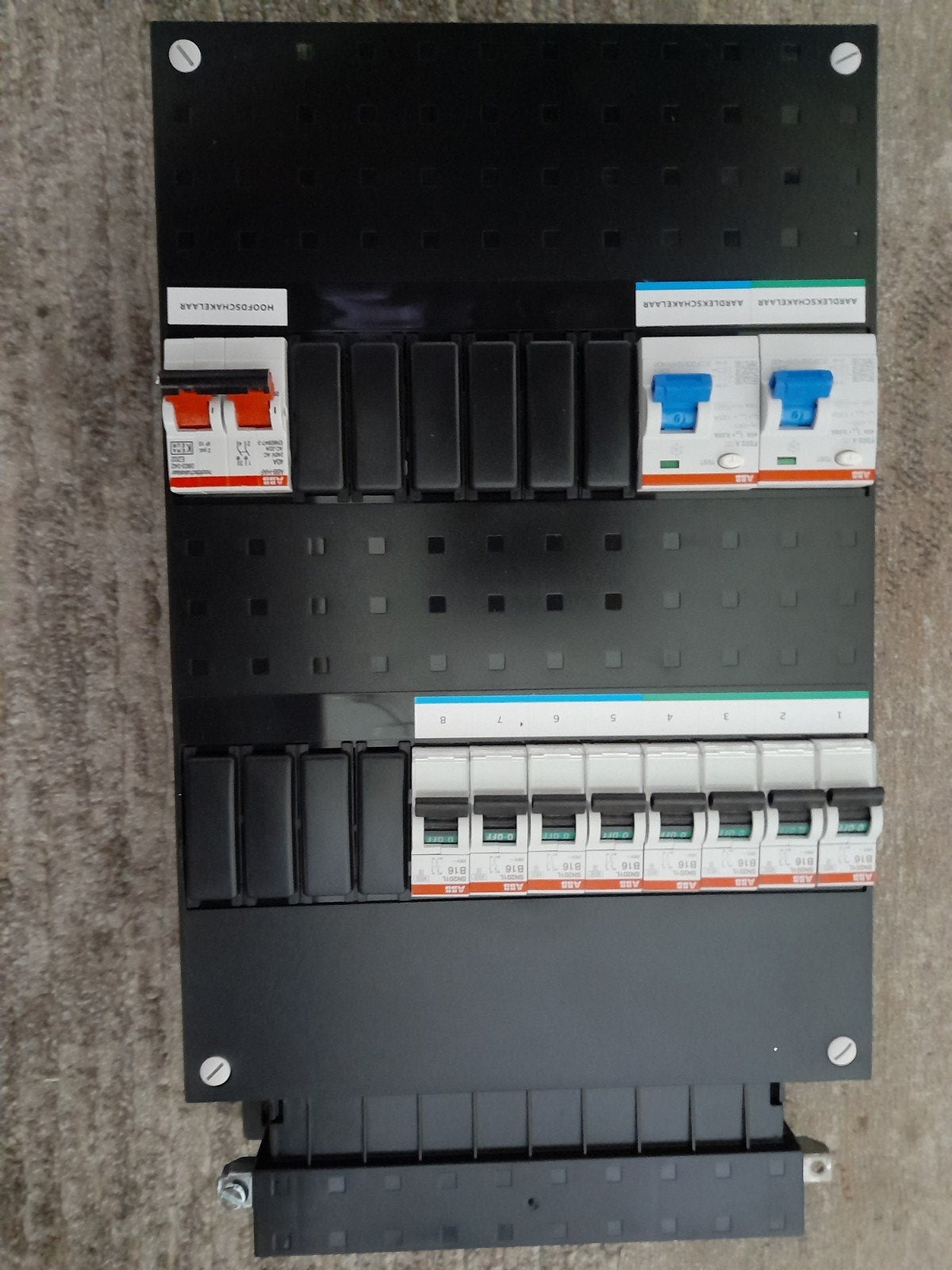 ABB meterkast nieuw 8 gr bedr., Ophalen of Verzenden, Nieuw, ABB, Overige typen