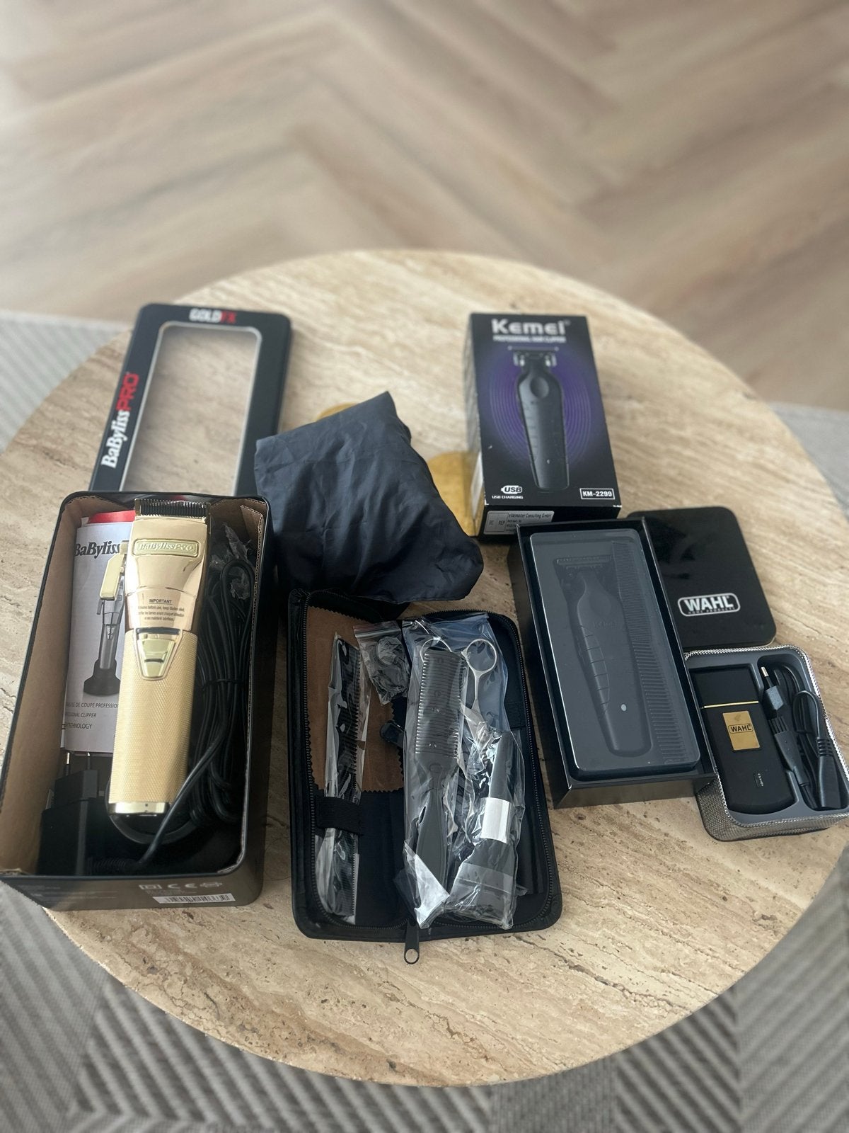 Complete kapperset: Babyliss Pro, Kemei, Wahl - Nieuw!, Ophalen of Verzenden, Nieuw, Tondeuse