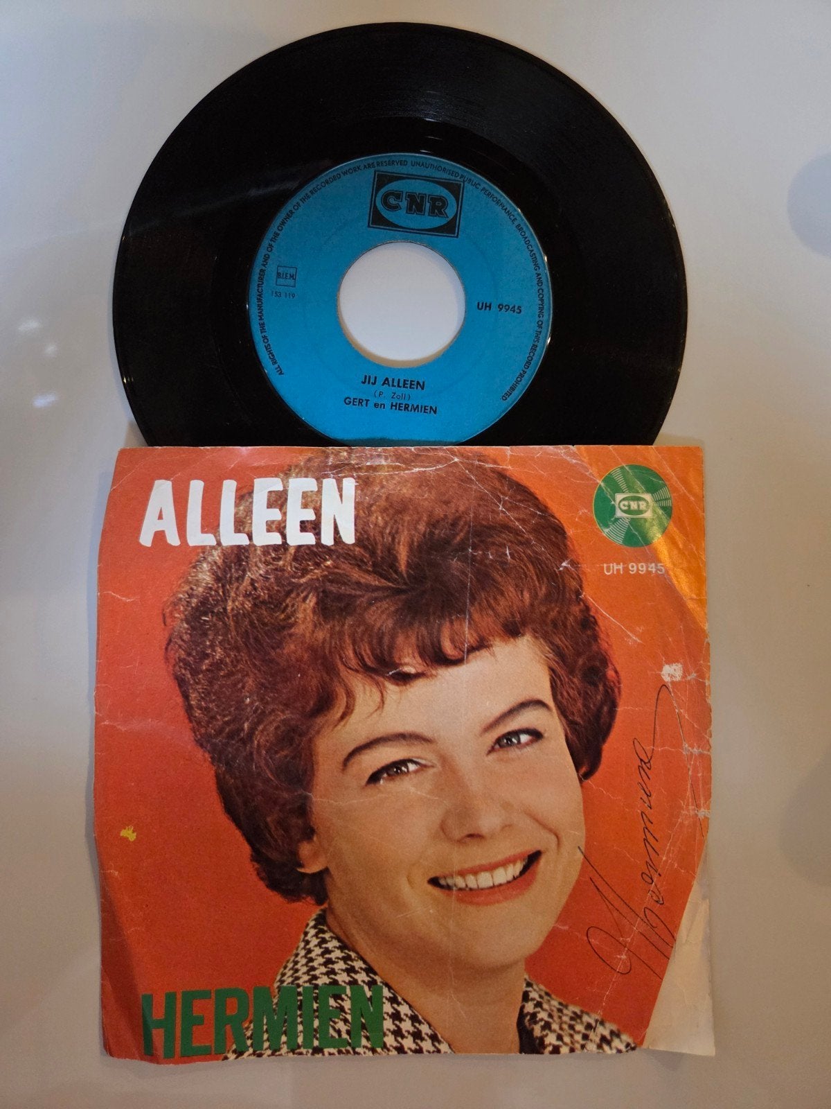 Gert & Hermien - JIj alleen, Gebruikt, 7 inch, Single, Ophalen of Verzenden