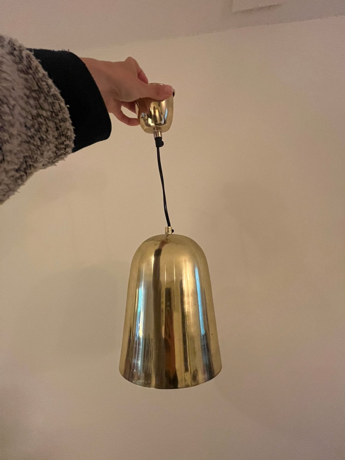 Gouden sissy boy lamp, Ophalen, Zo goed als nieuw, Minder dan 50 cm