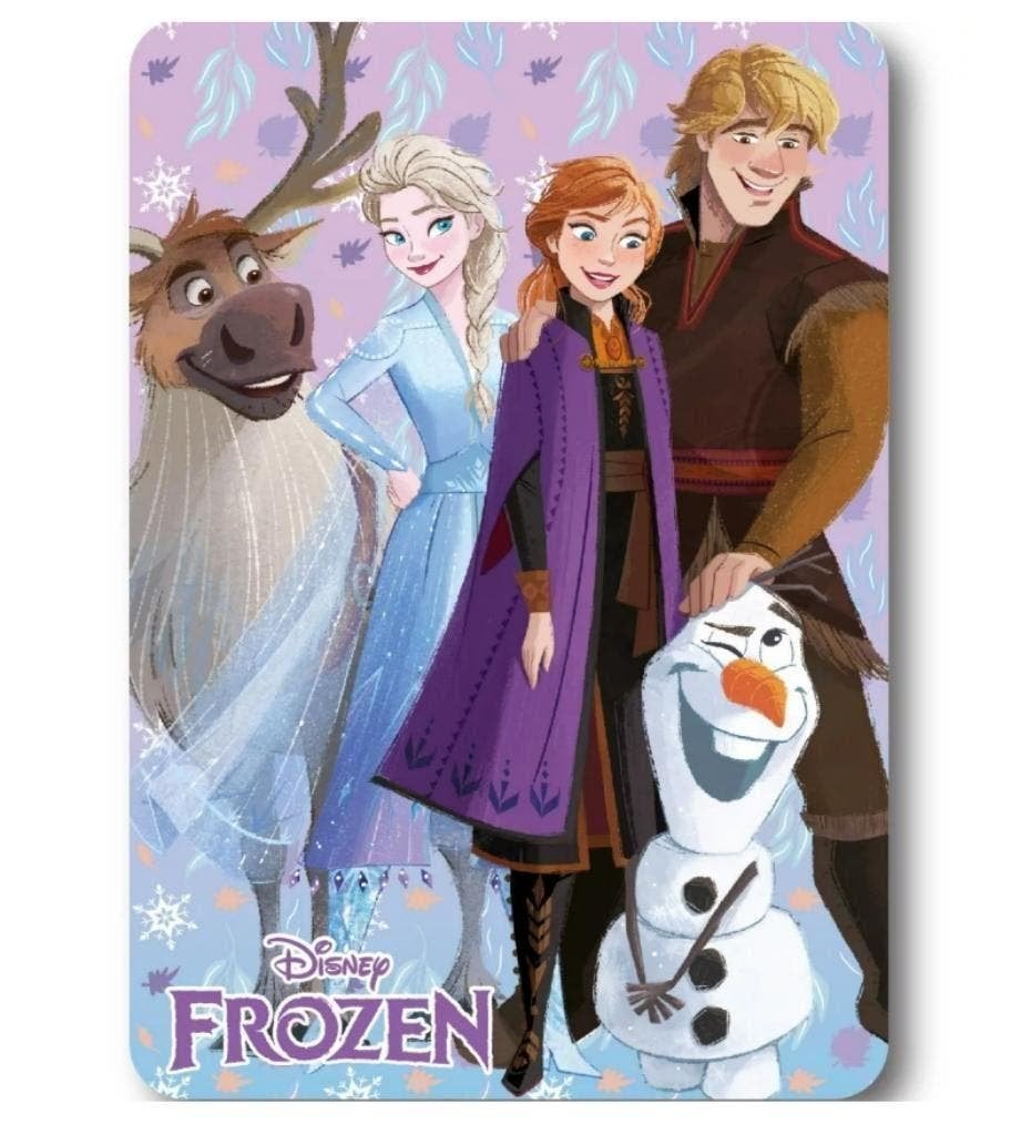 Disney Frozen Fleece Deken Group - Fleecedeken, Overige kleuren, Nieuw, Ophalen of Verzenden, Deken of Dekbed