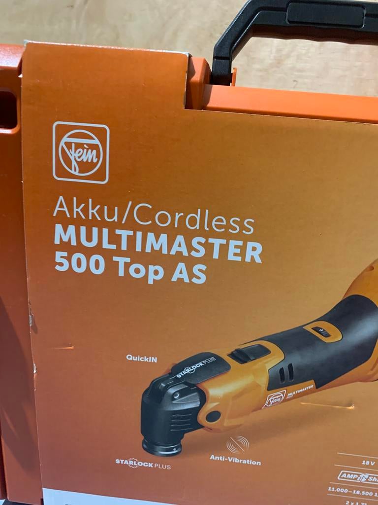 Fein accu multimaster AMM 500 PLUS 1 accu, Overige typen, Nieuw, Ophalen of Verzenden, 30 tot 70 mm