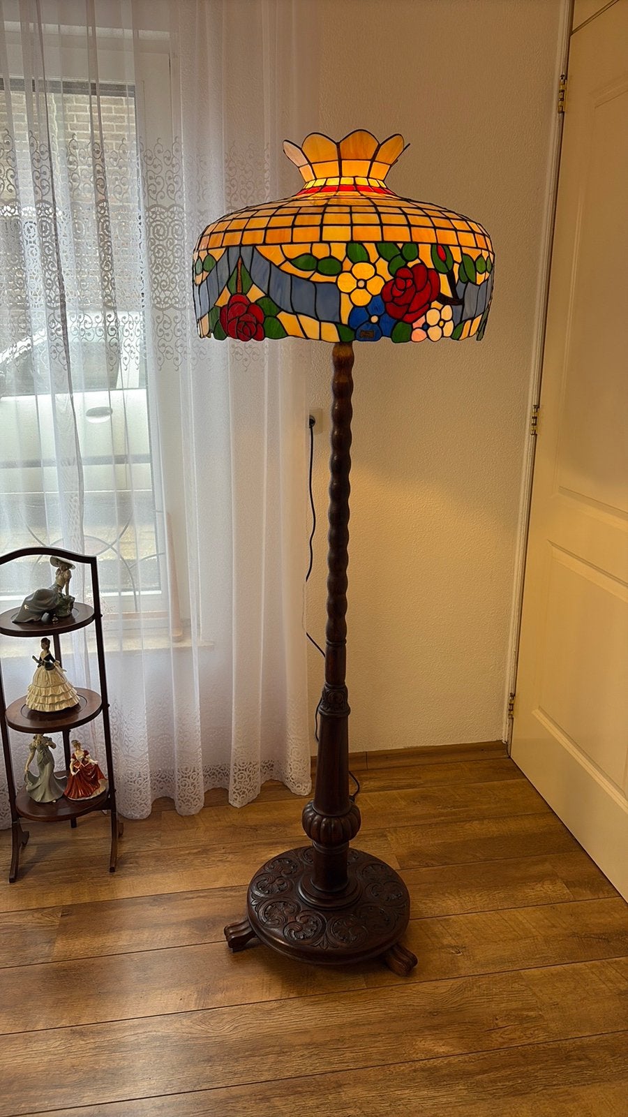 Tiffany vloerlamp, Ophalen, Zo goed als nieuw, 150 tot 200 cm
