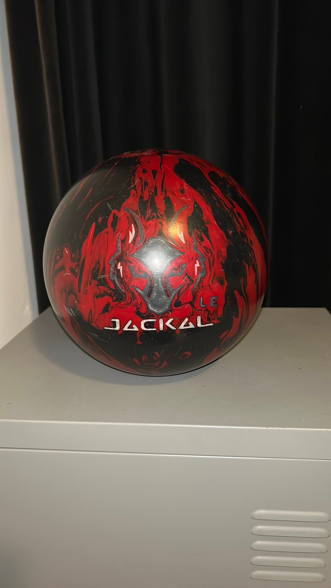 Jackel motiv bowling bal 11 pond, Sport en Fitness, Ophalen, Zo goed als nieuw, Bal