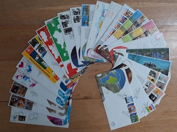 Nederland FDC jaar 2005 NVPH 509-525 onbeschreven, Verzenden, Onbeschreven, Nederland
