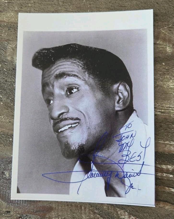 Fotokaart Sammy Davis Jr., 1960 tot 1980, Gebruikt, Foto, Ophalen of Verzenden