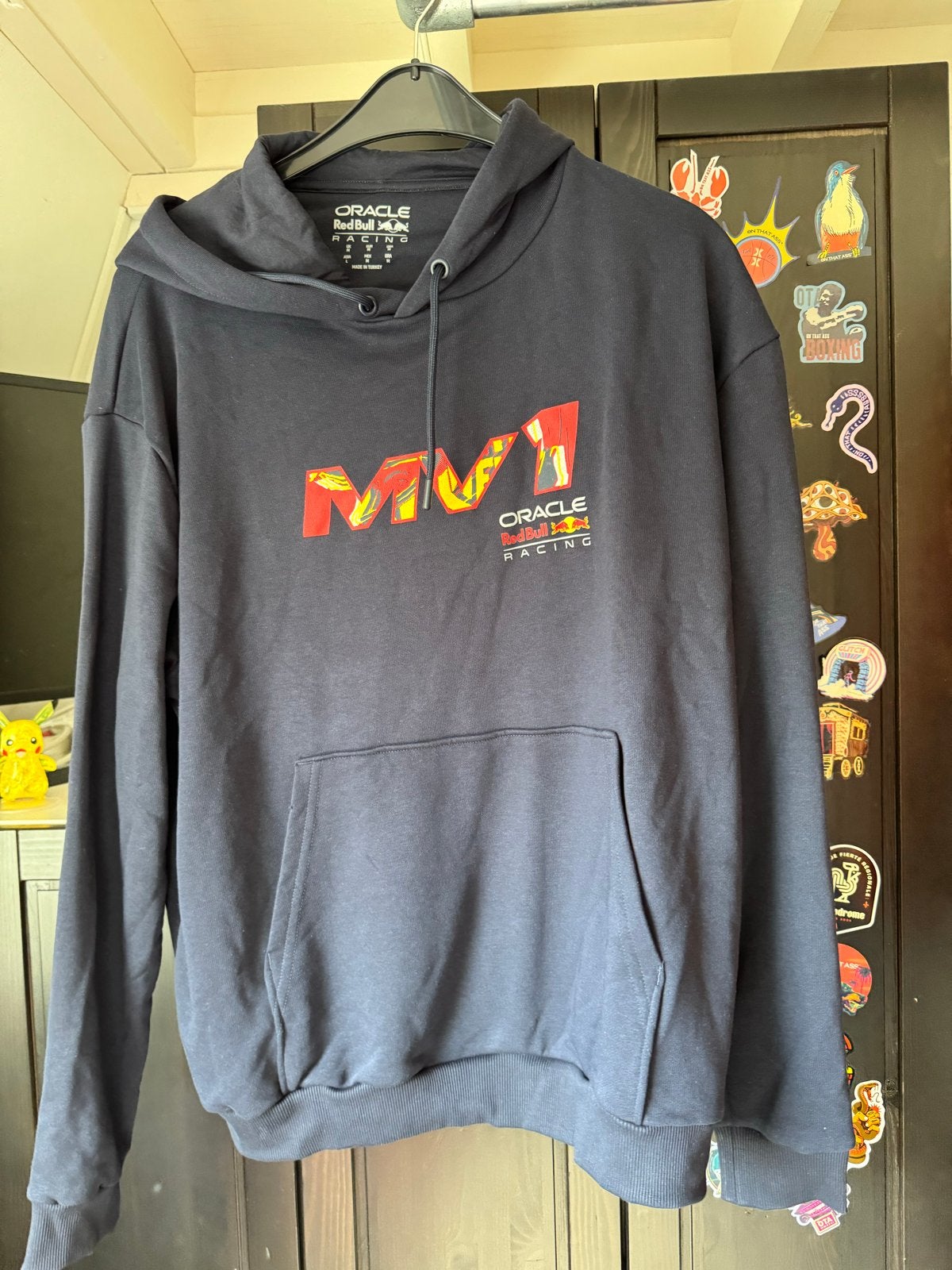 Oracle Red Bull Racing Max Verstappen Hoodie Maat M, Ophalen, Zo goed als nieuw, Maat 48/50 (M), Blauw