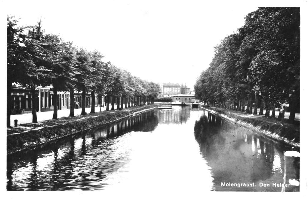 700767 Den Helder NH Molengracht Postzegel Afgeweekt, Ophalen of Verzenden, 1920 tot 1940, Gelopen, Noord-Brabant