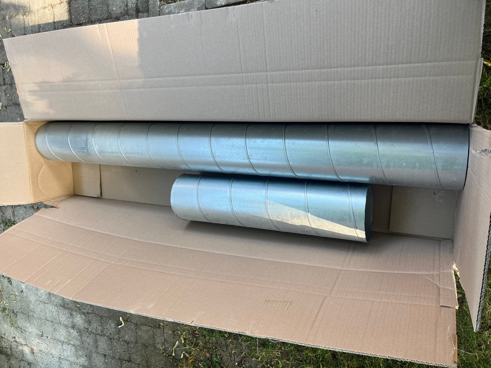 Spirobuis 160mm, Doe-het-zelf en Verbouw, Buizen en Afvoer, Pvc, Nieuw, Ophalen of Verzenden, Minder dan 2 meter