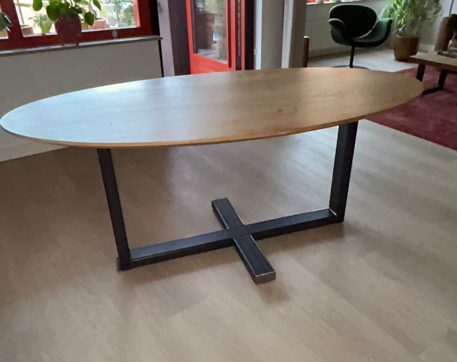 eettafel Table du sud, Ophalen, Eikenhout, 50 tot 100 cm, Vijf personen of meer