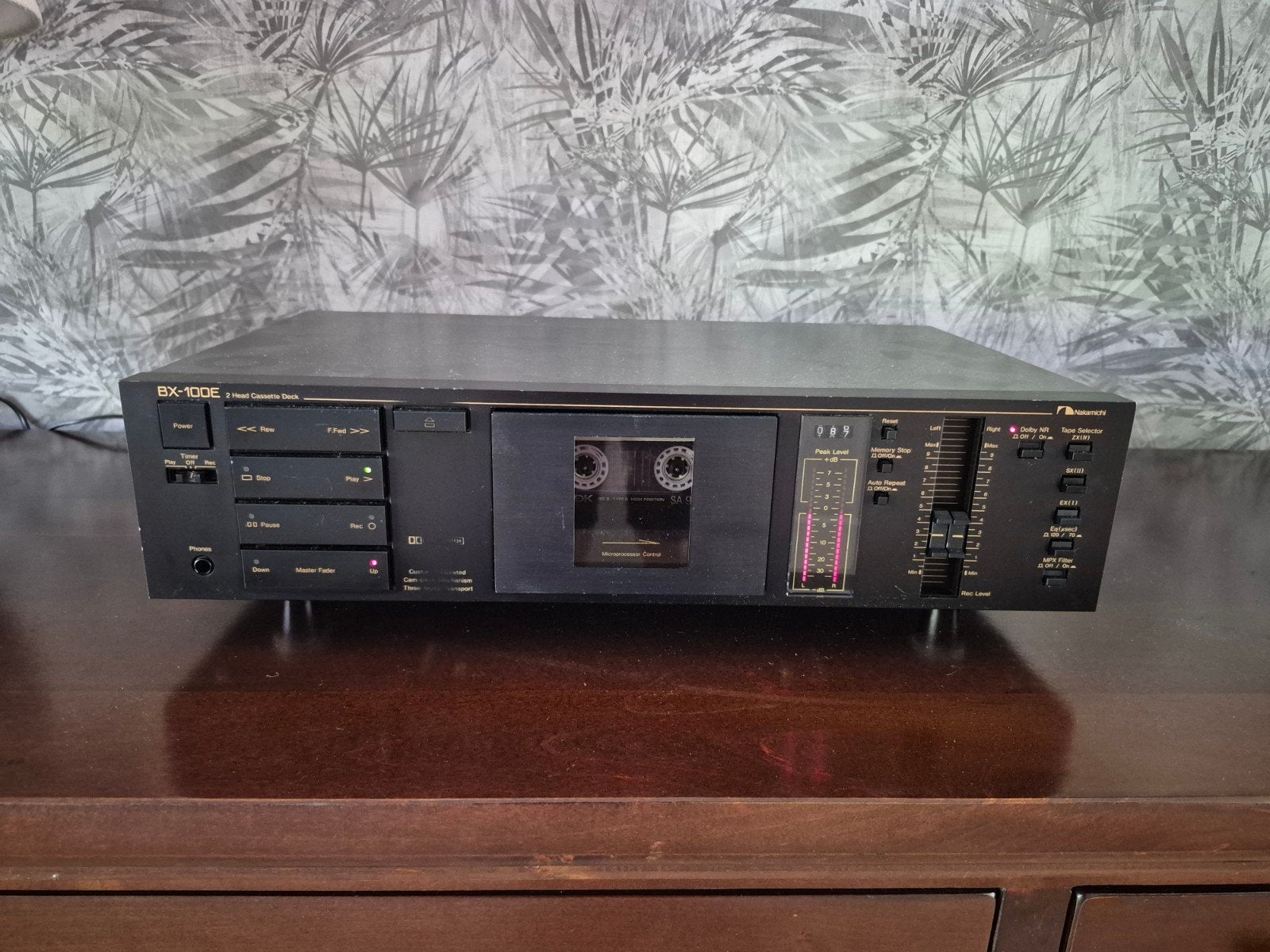 Nakamichi BX-100E Cassettedeck - Vintage Hifi, Ophalen of Verzenden, Enkel, Overige merken, Tiptoetsen