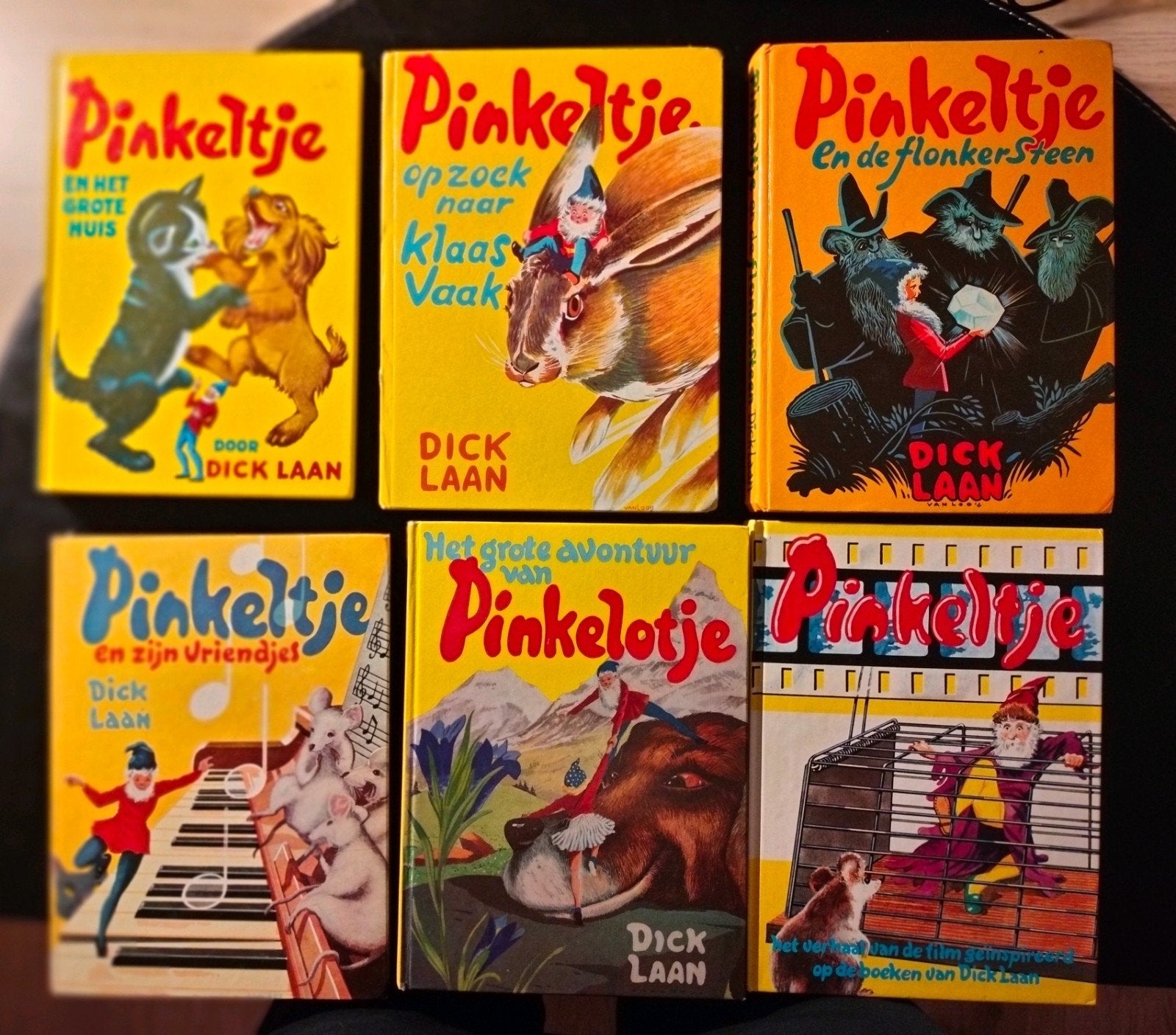 Pinkeltje boeken van Dick Laan - Set van 6, Ophalen of Verzenden, Gelezen, Fictie algemeen