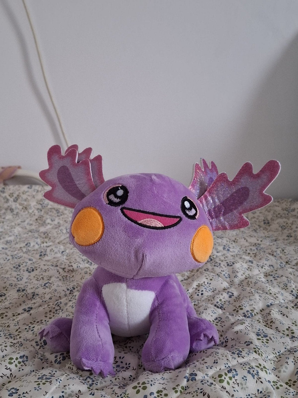 Leuke paarse Axolotl knuffel - Zo goed als nieuw, Overige merken, Overige karakters, Overige typen, Zo goed als nieuw