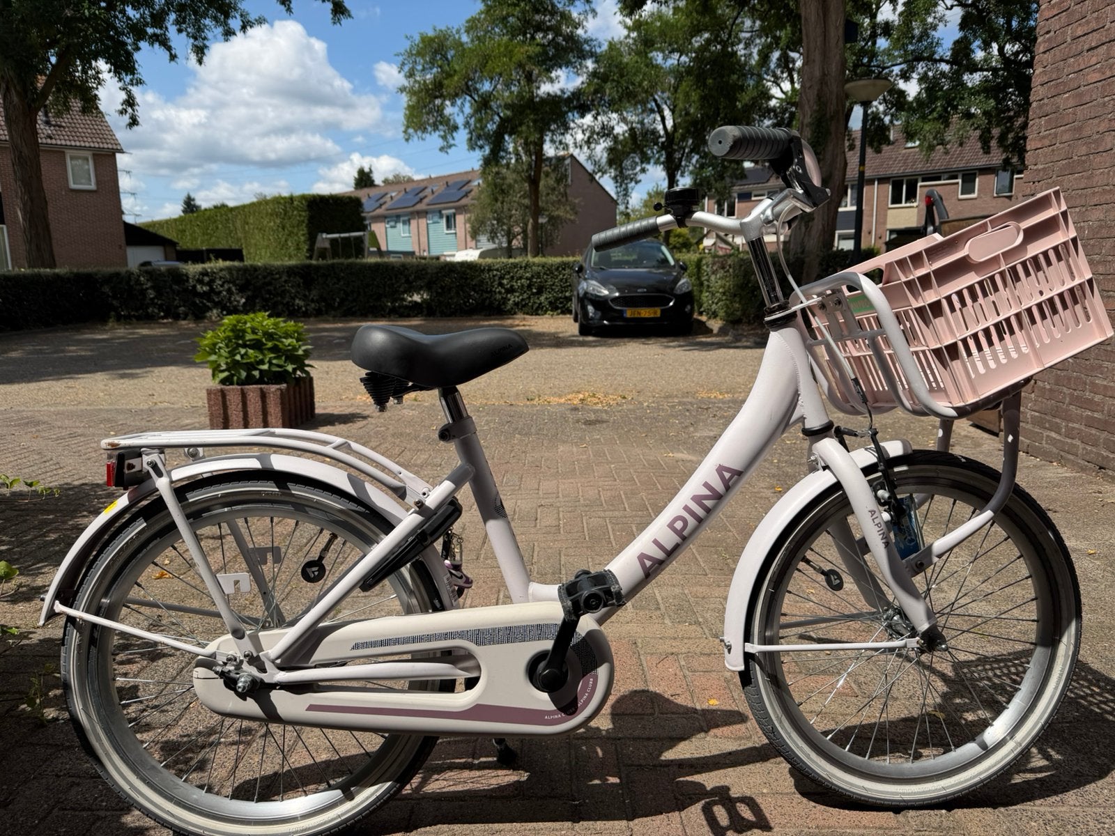 Meisjes fiets Alpina 20inch, Fietsen en Brommers, Ophalen, Terugtraprem, Gebruikt, Handrem