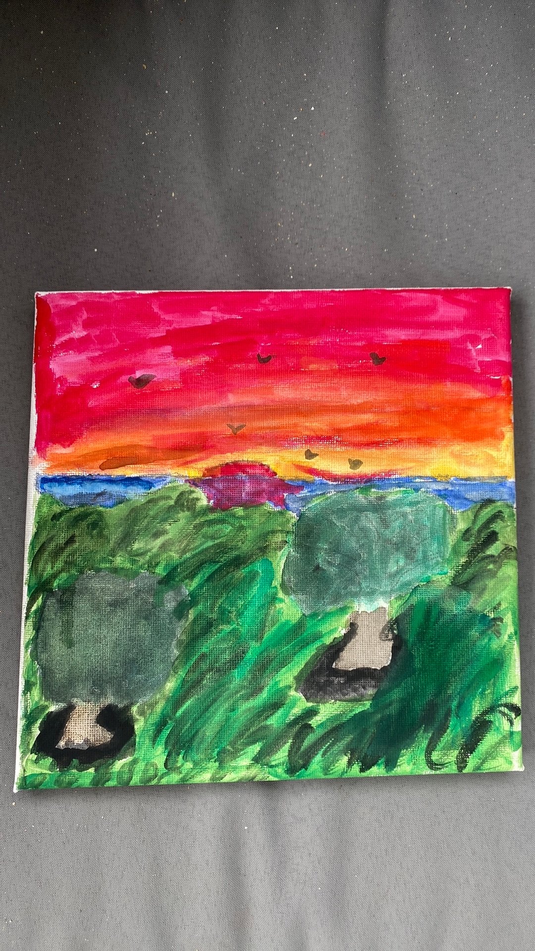 Abstract kunstwerk, Antiek en Kunst, Ophalen of Verzenden
