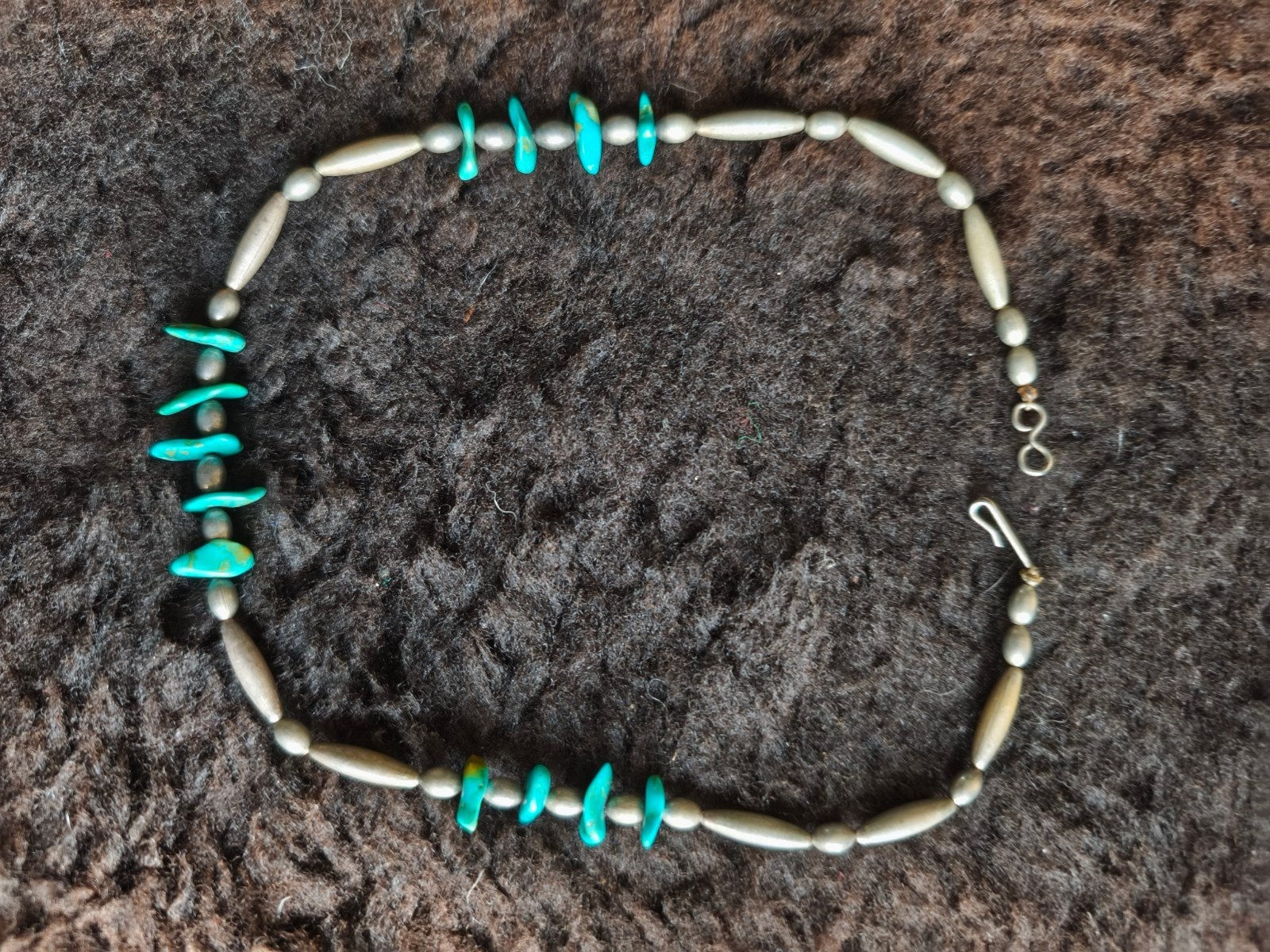 native American ketting met turkoois, Ophalen of Verzenden, Gebruikt