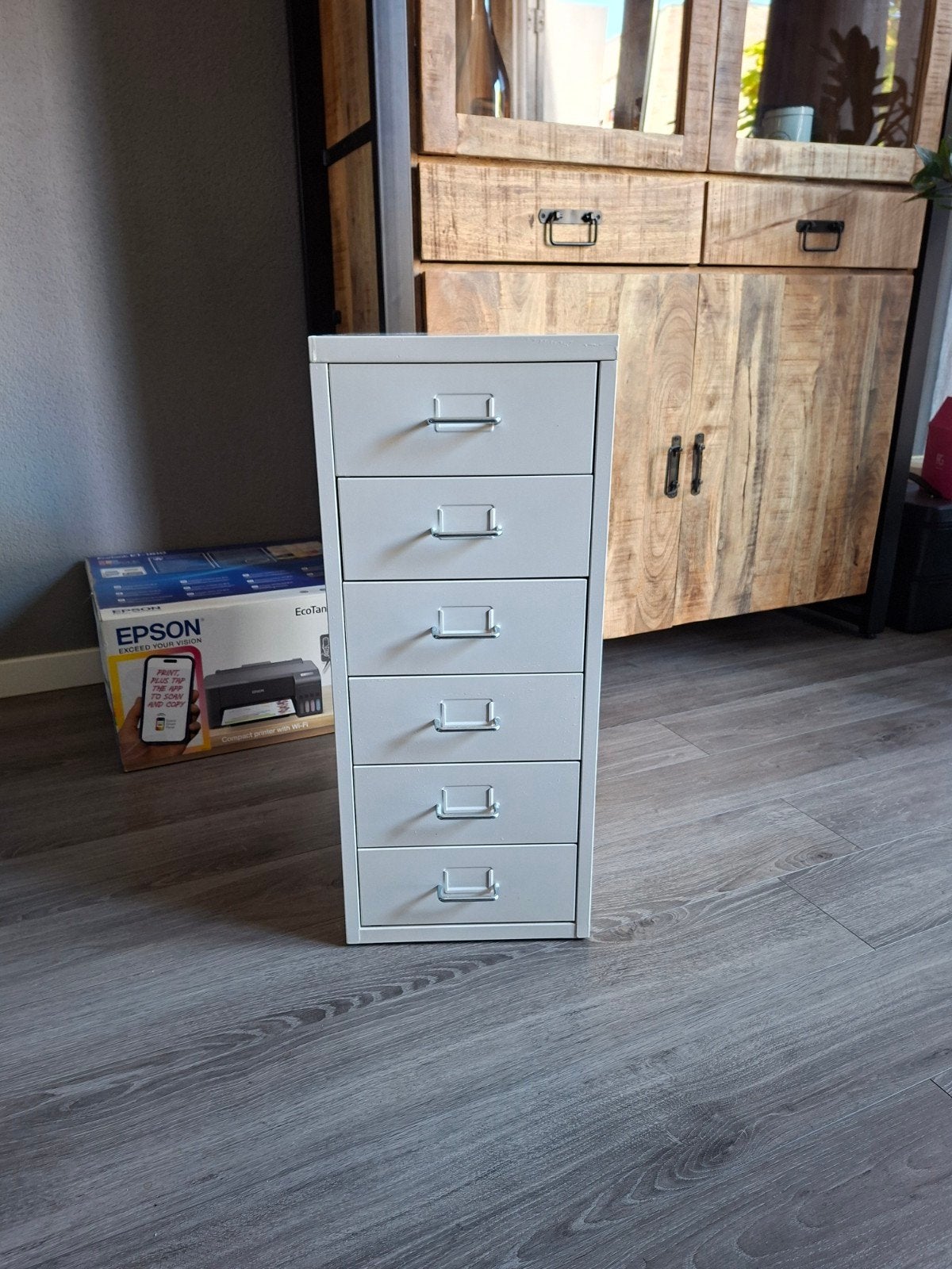 ladenkastje helmer ikea metaal, Ophalen, Minder dan 50 cm, Gebruikt, Minder dan 100 cm