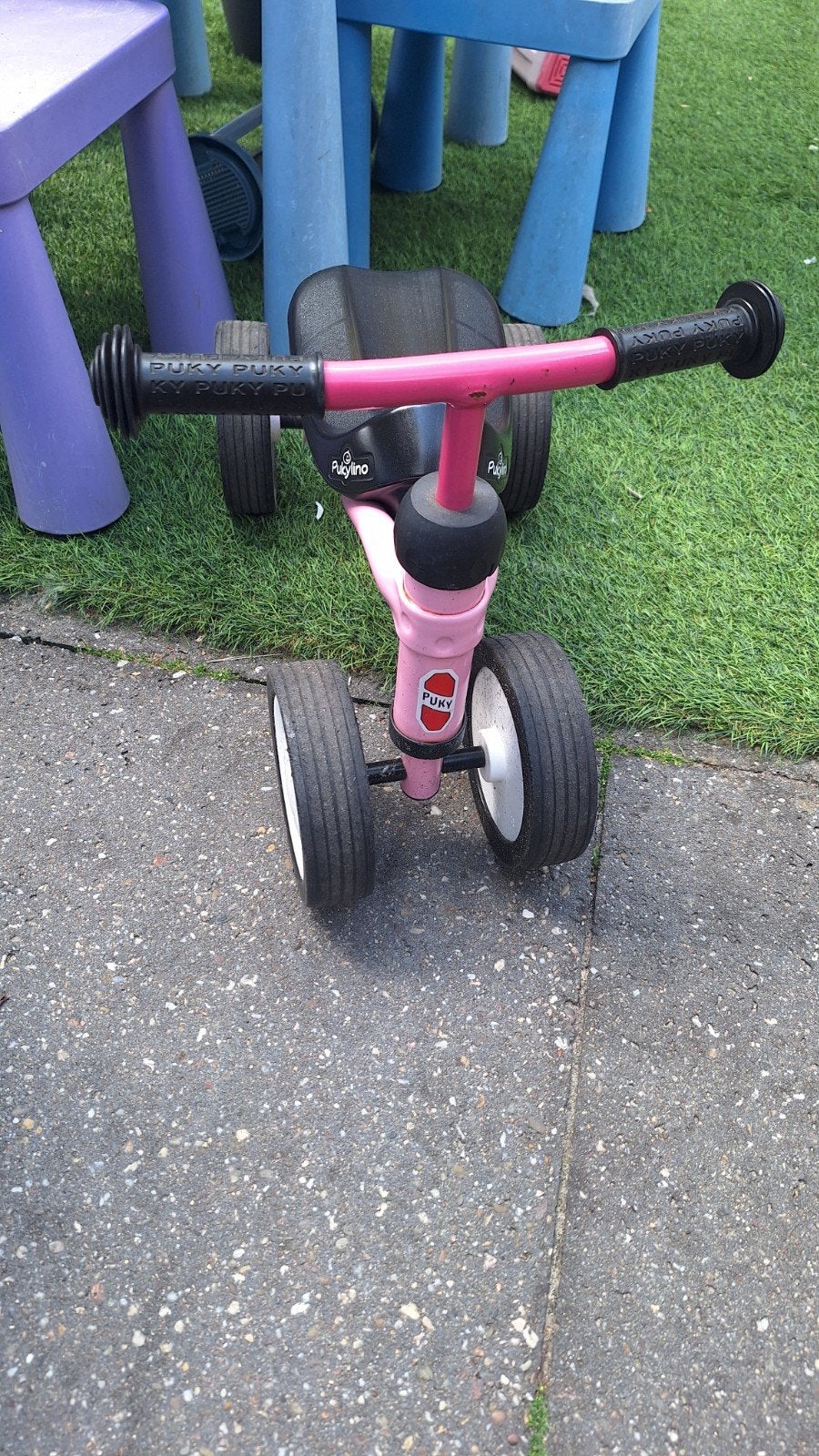 Puky Pukylino loopfiets roze - gebruikt maar in prima staat, Ophalen, Gebruikt, Loopfiets