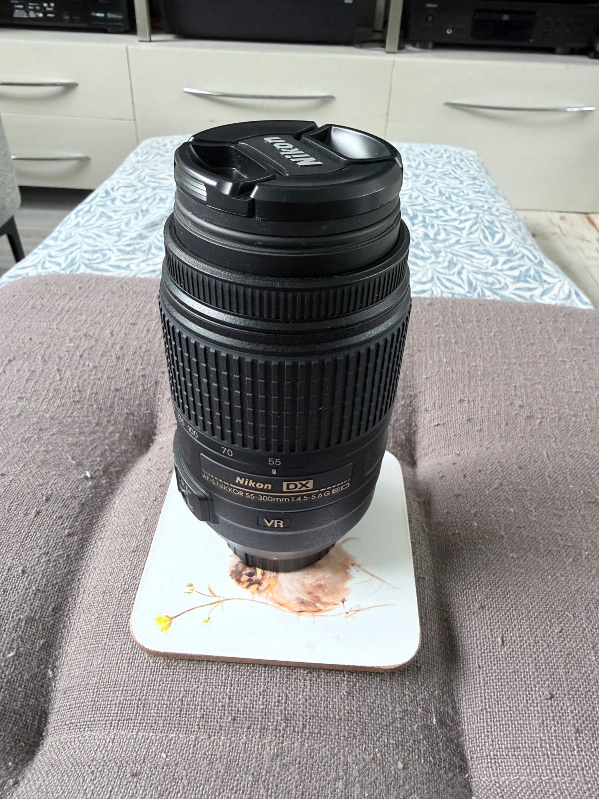 Nikon lens 55-300mm VR, Audio, Tv en Foto, Fotografie | Lenzen en Objectieven, Nikon, Zo goed als nieuw, Nikon F-mount, 300 mm
