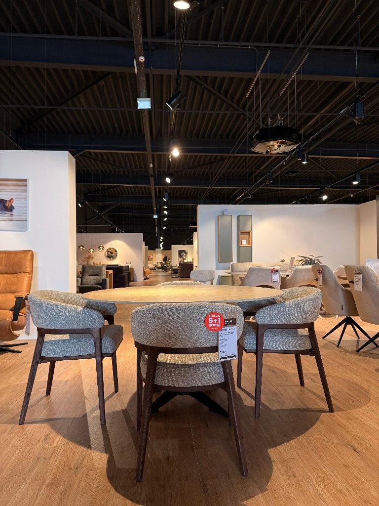 Eettafel Keramiek, Huis en Inrichting, Tafels | Eettafels, Ophalen, Overige materialen, Rond, Nieuw