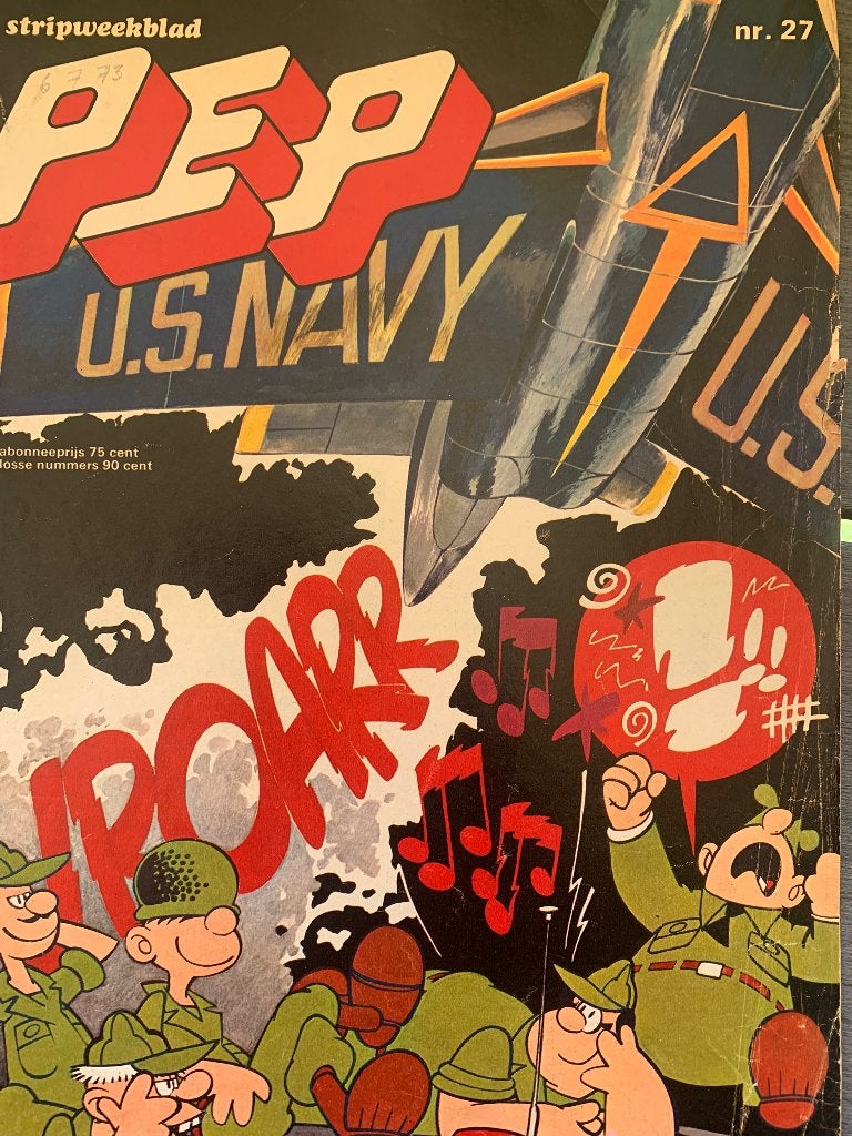 Weekblad PEP  NR. 27 - 6 juli 1973, Boeken, Eén stripboek, Ophalen of Verzenden, Gelezen