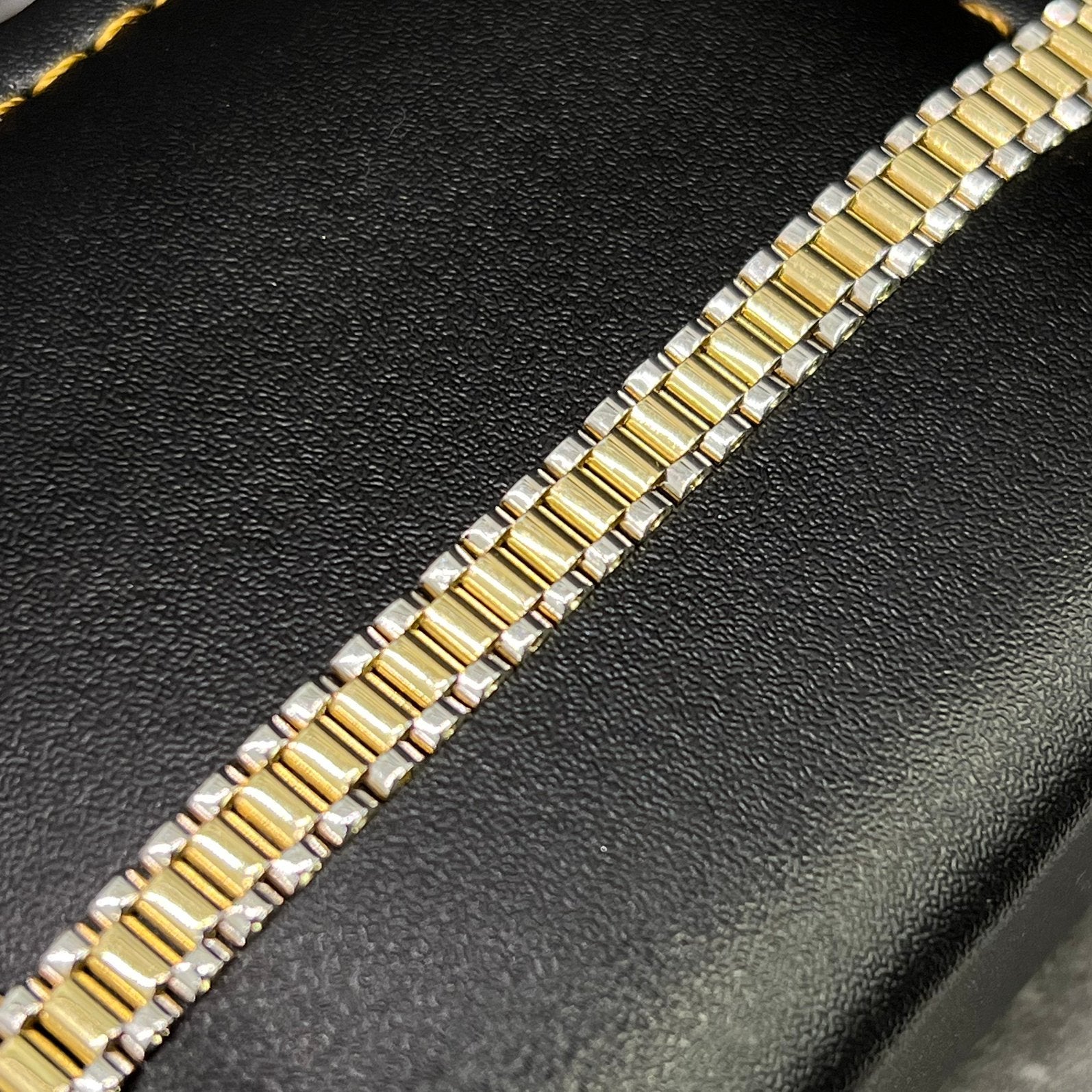 14k gouden armband rolex schakel nieuw, Ophalen of Verzenden, Nieuw, Goud