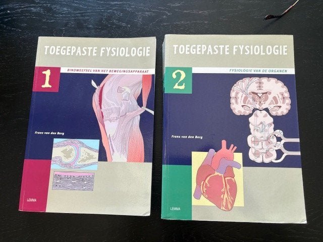 Frans van den Berge - toegepaste Fysiologie 1 & 2, Ophalen of Verzenden, Beta, Zo goed als nieuw, HBO