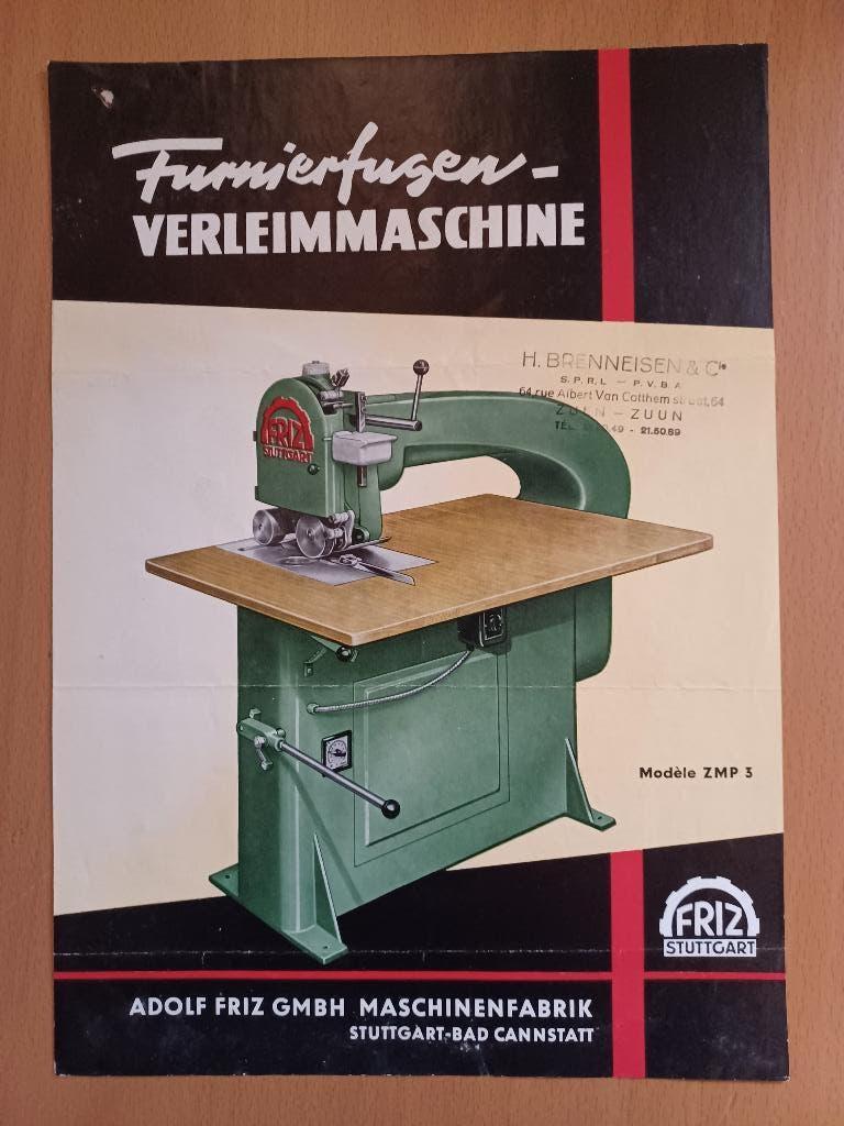 Folder lijmmachine Friz Stuttgart, Verzenden, Gelezen, Tractor en Landbouw