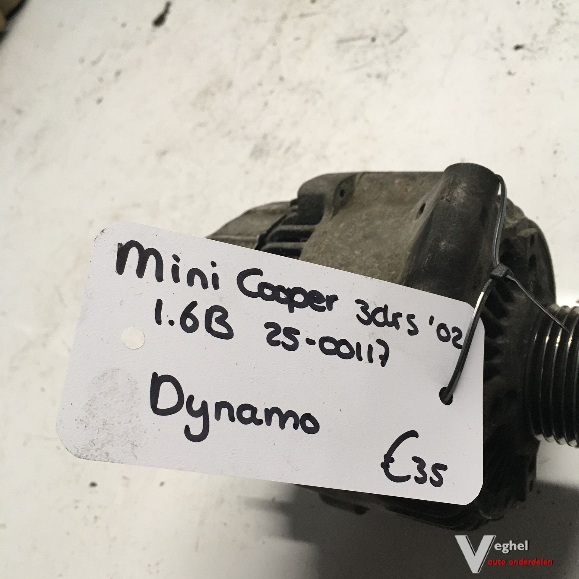 Mini Cooper 2003 1.6B 2500117 Dynamo  7515029, Auto-onderdelen, Motor en Toebehoren, Gebruikt, Ophalen of Verzenden