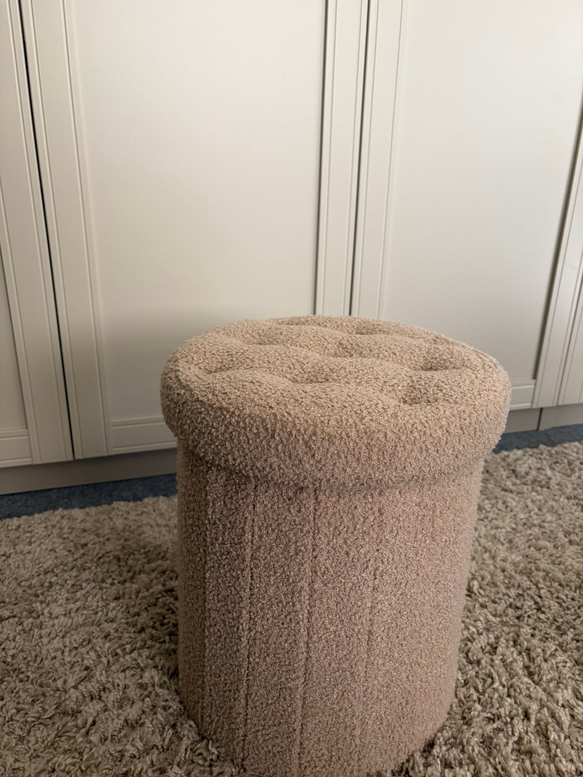 Teddy poefje - opslag, Ophalen, Zo goed als nieuw, Rond, Minder dan 50 cm