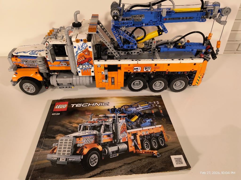 LEGO technic 42128 Heavy-duty Tow Truck compleet setje, Ophalen of Verzenden, Zo goed als nieuw, Complete set, Lego
