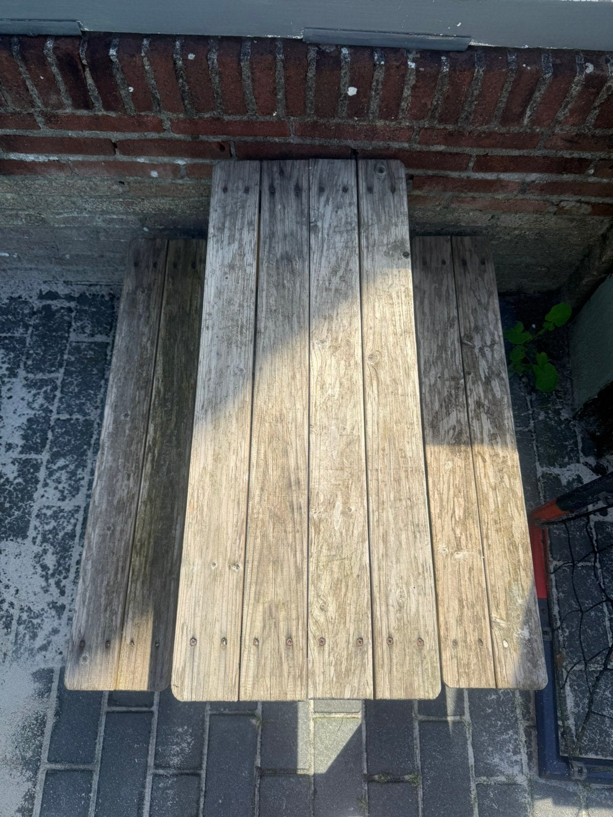 Kinder tuinbank, Ophalen, Gebruikt, Hout