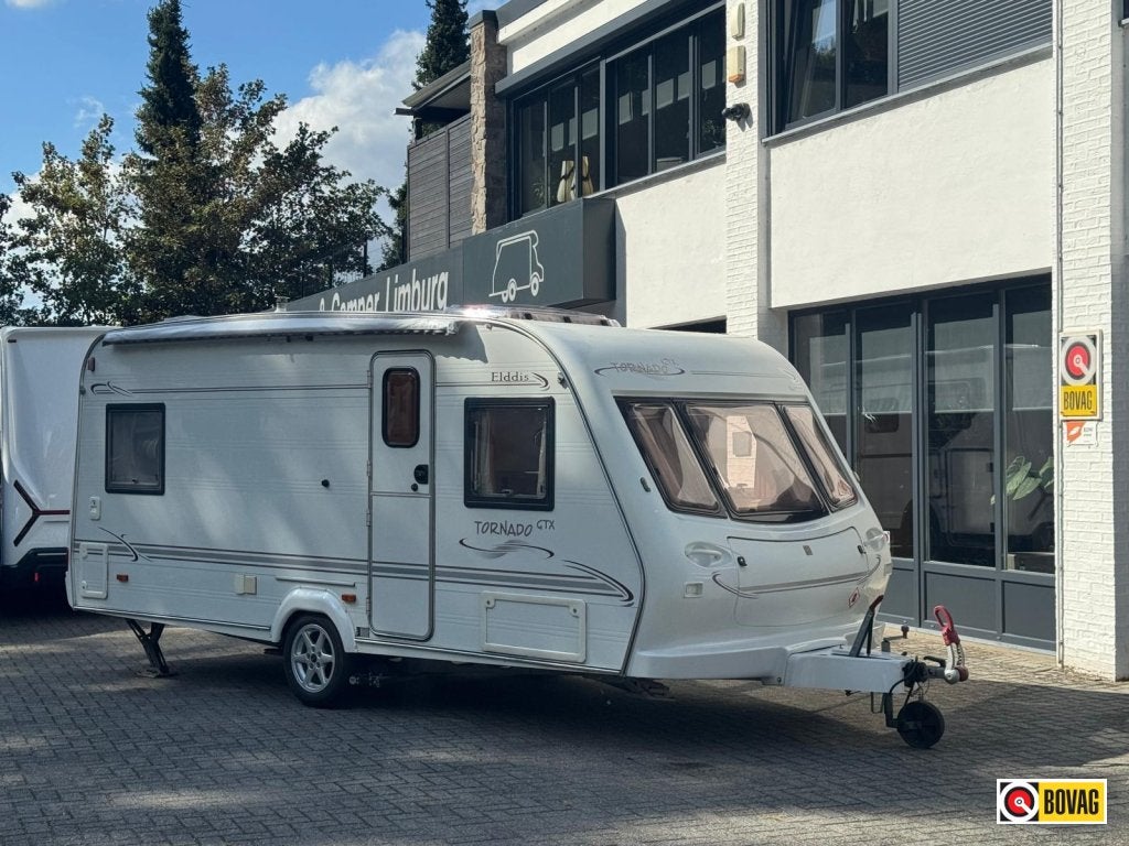 Elddis GTX Tornado 530 , zeer compleet uitgerust, Caravans en Kamperen, Elddis, Treinzit, Particulier, Overige typen